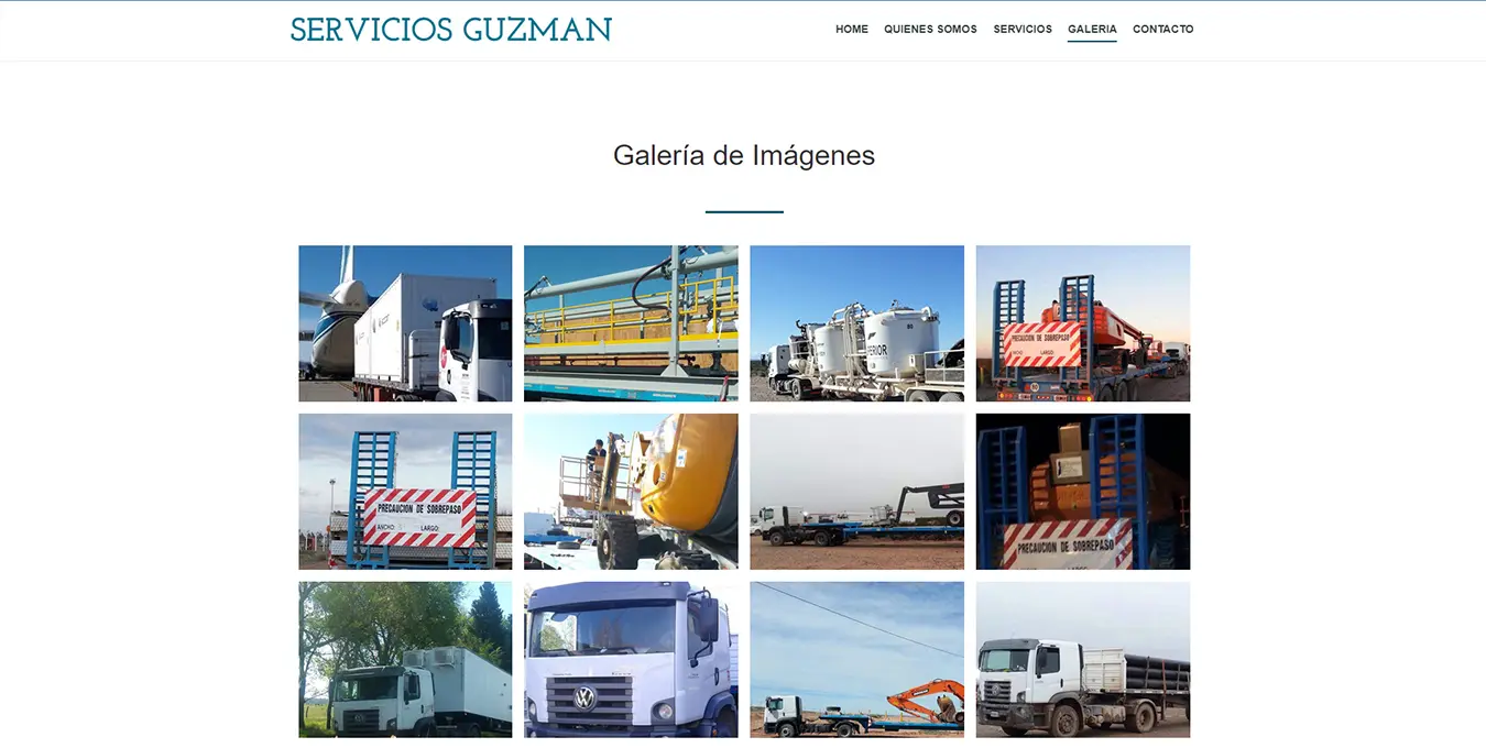 Diseño Sitios Web - Servicios Guzman