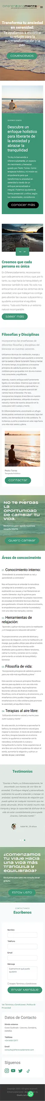 Diseño Landing Pages - Diferenziadamente