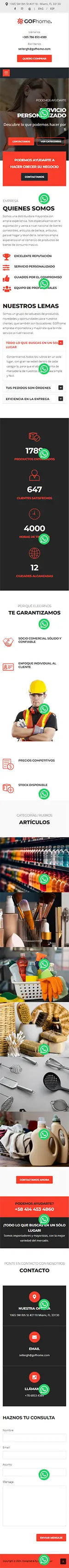 Diseño Landing Pages - GOFhome
