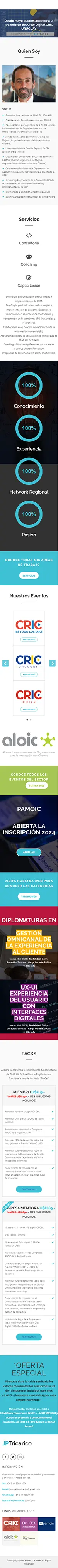 Diseño Sitios Web - Juan Pablo Tricarico | Dr CEX