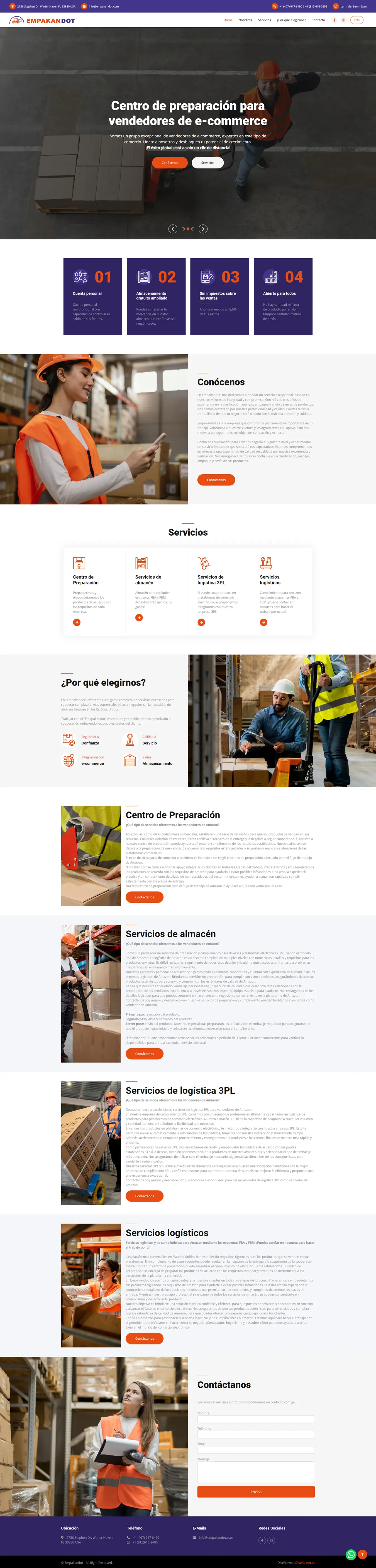 Diseño Landing Pages - EmpakanDot