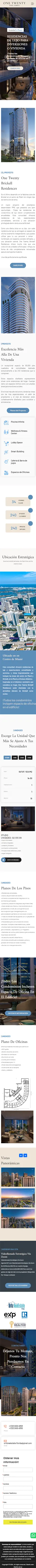 Diseño Landing Pages - One Twenty