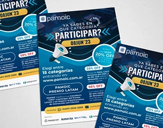 Folletos, dípticos, trípticos – PAMOIC 23 - Flyer